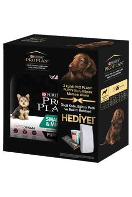 Proplan Puppy Somonlu Küçük Irk Yavru Köpek Maması 3kg + Ölçü Kabı + Eğitim Pedi + Bakım Rehberi HEDİYE! - 1