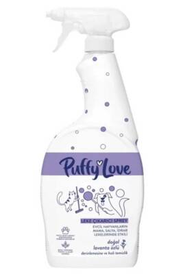 Puffy Love Kedi ve Köpekler için Doğal Lavanta Özlü Leke Çıkarıcı Sprey 750ml - 1