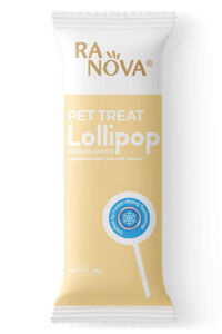 Ranova Keçi Sütlü Dondurularak Kurutulmuş Kedi Ödülü Lolipop - 1 Adet - RANOVA