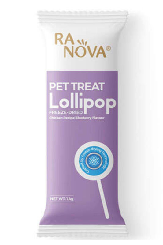 RaNova Yaban Mersini Aromalı Dondurularak Kurutulmuş Kedi Lolipop - 1 Adet - 2