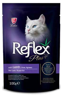 Refleks Plus Kuzu Etli Kedi Konservesi 100gr - 1