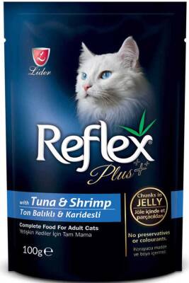 Refleks Plus Ton Balığı ve Karidesli Kedi Konservesi 100gr - 1