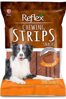 Reflex Biftekli Şerit Şeklinde Köpek Ödül Maması 200gr - 1