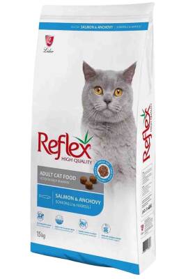 Reflex Hamsili ve Somonlu Yetişkin Kedi Maması 15 KG - 1