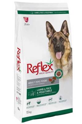 Reflex Kuzu Eti Pirinç ve Sebzeli Yetişkin Köpek Maması 15kg - 1