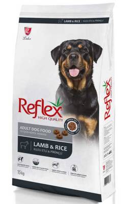 Reflex Kuzu Eti ve Pirinçli Yetişkin Köpek Maması 15kg - 1