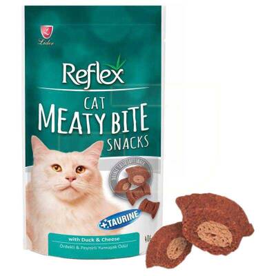 Reflex Meaty Bite Ördekli Peynirli Kedi Ödül Maması 40gr - 1