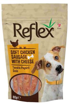 Reflex Peynirli Yumuşak Tavuk Parçacıklı Köpek Ödülü 80gr - 1