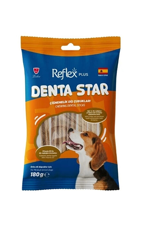 Reflex Plus Diş Sağlığı Destekleyici Orta Irk Köpek Ödül Maması 180 GR - 1