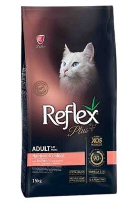 Reflex Plus Hairball Somonlu Yetişkin Kedi Maması 15kg - 1