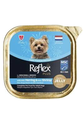 Reflex Plus Jöle İçinde Ringa Balığı ve Karides Küçük Irk Köpek Konservesi 85gr - 1