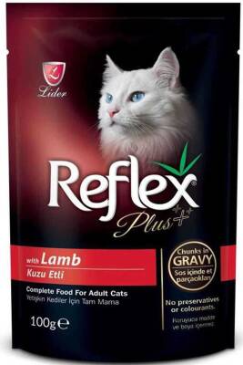 Reflex Plus Kuzu Etli Kedi Konservesi 100gr - 1