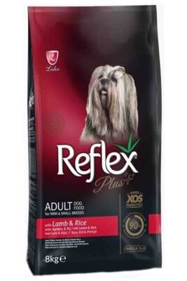 Reflex Plus Kuzu Etli Pirinçli Küçük Irk Köpek Maması 8kg - 1