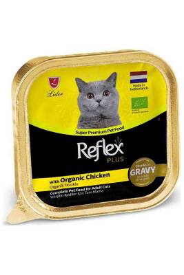 Reflex Plus Organik Tavuklu Yetişkin Kedi Konservesi 85gr - 1