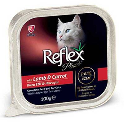 Reflex Plus Pate Kuzu Ve Havuçlu Yetişkin Kedi Konservesi 100 Gr - 1