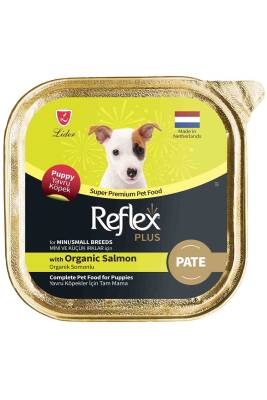 Reflex Plus Pate Organik Somonlu Mini ve Küçük Irklar İçin Yavru Köpek Konservesi 85gr - 1