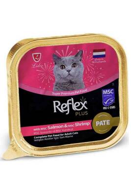 Reflex Plus Pate Somonlu ve Karidesli Yetişkin Kedi Konservesi 85gr - 1