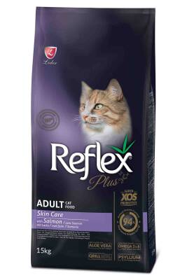 Reflex Plus Skin Care Somonlu Yetişkin Kedi Maması 15kg - 1