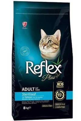 Reflex Plus Somonlu Kısırlaştırılmış Kedi Maması 8kg - 1