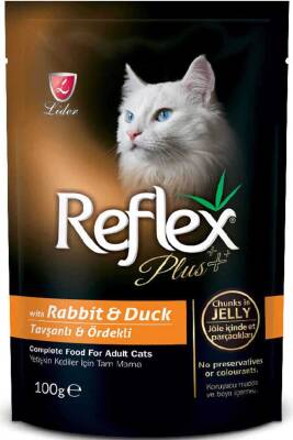 Reflex Plus Tavşan ve Ördek Etli Kedi Konservesi 100gr - 1