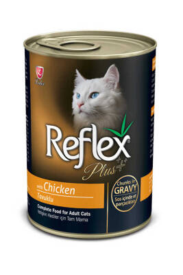 Reflex Plus Tavuklu Yetişkin Kedi Konservesi 400gr - 1