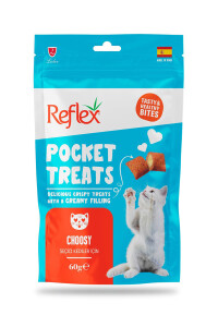 Reflex Pocket Treats Choosy Seçici Kediler İçin Kedi Ödül Maması 60 Gram 