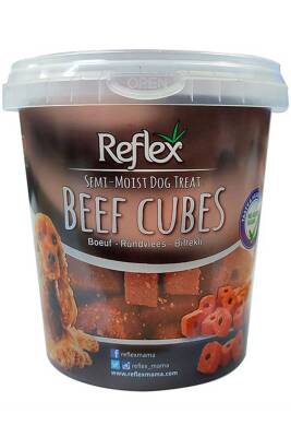 Reflex Semi-Moist Biftekli Küp Köpek Ödül Maması 500gr - 1