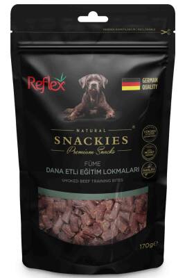 Reflex Snackies Füme Dana Etli Eğitim Lokmaları Köpek Ödül Maması 170gr - 1