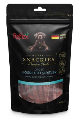 Reflex Snackies Ördek Göğüs Etli Şeritler Köpek Ödül Maması 90gr - 1