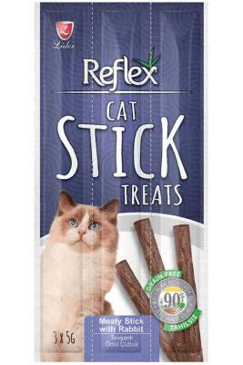 Reflex Stick Tavşan Etli Kedi Ödül Çubuğu 3x5gr - 1