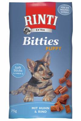 Rinti Extra Tavuk ve Sığır Etli Yavru Köpek Ödülü 75 Gr - 1