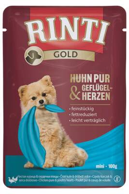 Rinti Gold Tavuk Ve Ördekli Yetişkin Köpek Pouch 100 Gr - 1