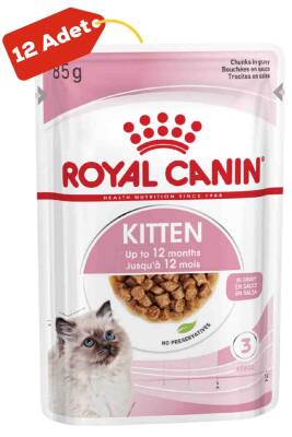 Royal Canin Kitten Gravy Yavru Kedi Konservesi 12x85gr 12li - 1