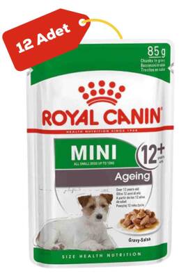 Royal Canin Mini +12 Ageing Pouch Yaşlı Köpek Konservesi 12x85gr 12li - 1