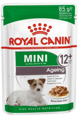 Royal Canin Mini +12 Ageing Pouch Yaşlı Köpek Konservesi 85gr - 1