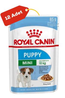 Royal Canin Mini Puppy Küçük Irk Yavru Köpek Konservesi 12x85gr 12li - 1