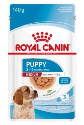 Royal Canin Orta Irk Yavru Köpek Konservesi 140gr - 1