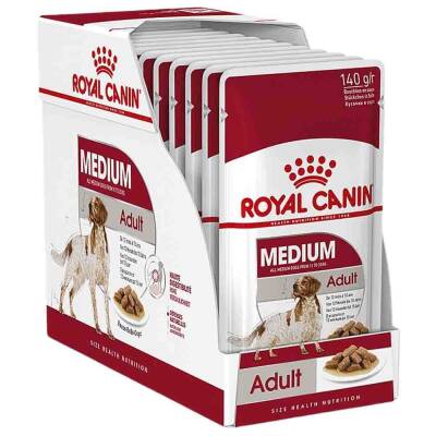 Royal Canin Orta Irk Yetişkin Köpek Konservesi 10x140gr - 1