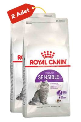 Royal Canin Sensible 33 Yetişkin Kedi Maması 400gr + 400gr - 1