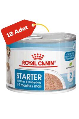 Royal Canin Starter Mousse Mother Babydog 12x195gr 12li - 1