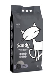 Sandy Ekstra Topaklanan Aktif Karbonlu Kedi Kumu 10 KG