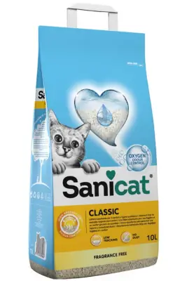 Sanicat Classic Oksijen Kontrollü Emici Özellikli Kedi Kumu 10lt - 1