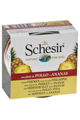 Schesir Fruit Tavuk ve Ananaslı Köpek Konservesi 150gr - 1