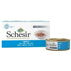 Schesir Jöle İçinde Ton Balıklı Yetişkin Kedi Konservesi 6x50gr - 1