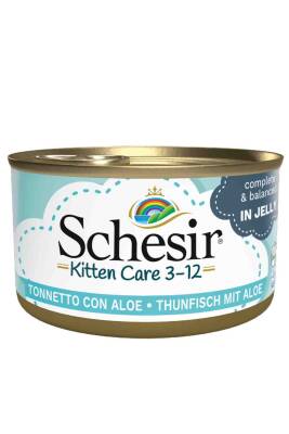 Schesir Kitten Ton Balıklı ve Aloeveralı Yavru Kedi Konservesi 85gr - 1