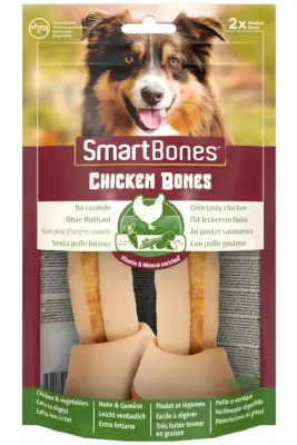 SmartBones Orta Irk Köpekler için Tavuklu Ödül Kemiği (2li) 158gr - 1