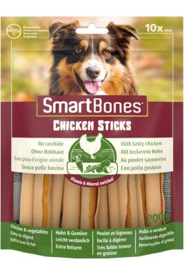 Smartbones Stick Tavuklu Köpek Ödül Çubuğu 200gr (10lu) - 1