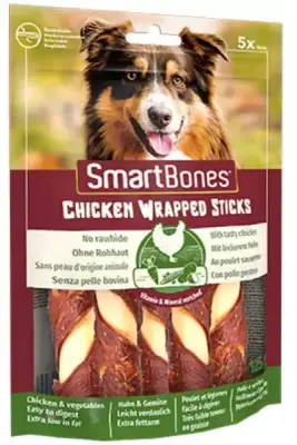 SmartBones Tavuklu Sarma Köpek Ödül Kemiği (5li) 125gr - 1