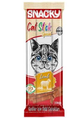 Snacky Cat Stick Special Kuzulu Tahılsız Kedi Ödül Çubuğu 15gr(3lü) - 1