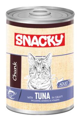 Snacky Ton Balıklı Yetişkin Kedi Konservesi 400gr - 1